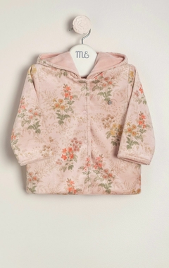 Campera plush estampada