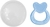 Mordedor Texturizado Coração Azul com Estojo Higiênico - Buba