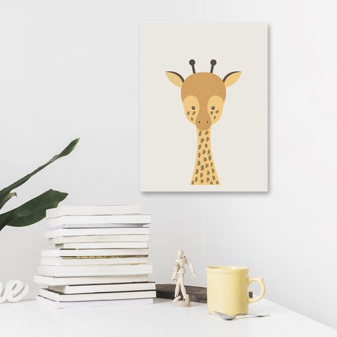 Placa Decor - Girafa Escandinavo