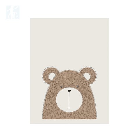 Placa Decor - Urso Escandinavo - comprar online