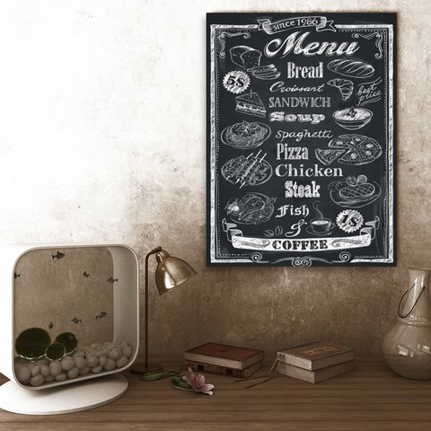 Placa Decor Frases - Menu