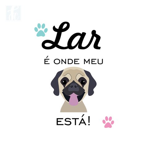 Placa Decorativa Pet - Cachorro - comprar online