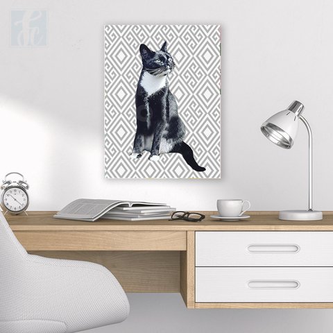 Placa Decor Pet Personalizada- Cinza - comprar online