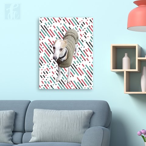 Placa Decor Pet Personalizada - Color Rain - comprar online