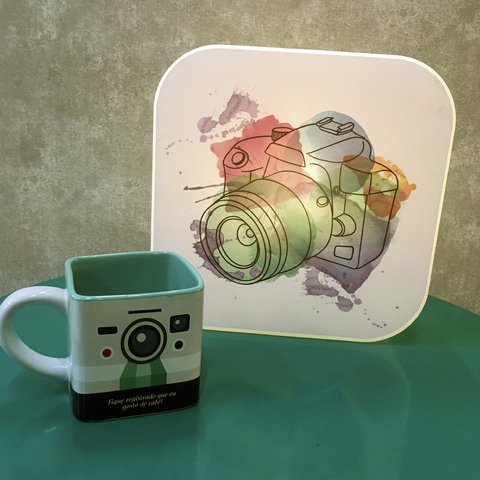 Luminária Ledito Box Color - Câmera - comprar online
