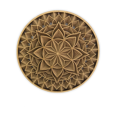 Mandala 3D Flor - 9 Camadas