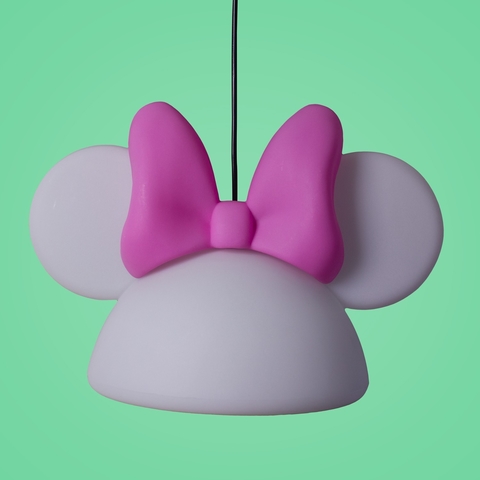 Luminária Pendente Minnie Mouse - Aberto - comprar online