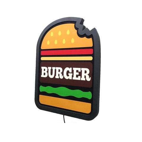 Painel Luminoso Led - Burger Nhac M