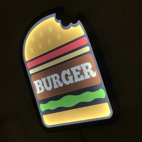 Painel Luminoso Led - Burger Nhac M - comprar online