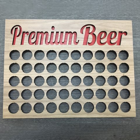 Quadro Porta Tampinhas - Premium Beer - comprar online