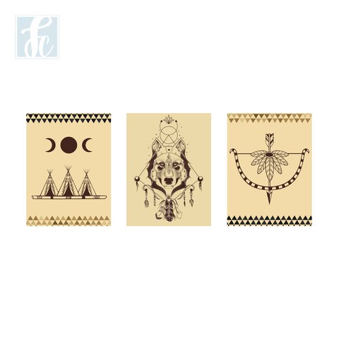 Placa Decor Kit Trio - Indian - comprar online