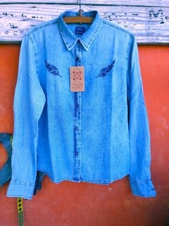 Camisa de mujer denim