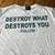 Remera DESTROY WHAT - Bien // Berraco