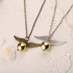 Harry Potter Snitch Gold Necklace And The Deathly Hallows Snitch Necklace #Sunnyb# - comprar online