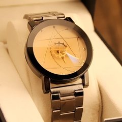 2016 Fashion Watch Stainless Steel Man Quartz Analog Wristwatches Beautiful - comprar online