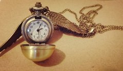 Relógio de bolso superior, relógio de bolso Vintage Golden Snitch, melhor presente para fãs de Harry Potter - comprar online