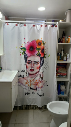 Cortina de Baño Frida Kahlo Dibujo a Lápiz