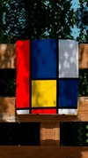 Toalla de Mano Abstracta Estilo Mondrian