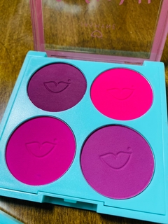 Paleta 4 cores sombras rosa