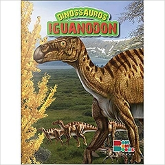 Livro de Dinossauro com Miniatura Articulada - Iguanodon