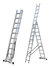 Escalera Aluminio Profesional Extensible 3 Tramos de 10 Escalones MI-310A