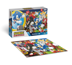 Puzzle Rompecabezas Sonic - 60 Piezas Tapimovil