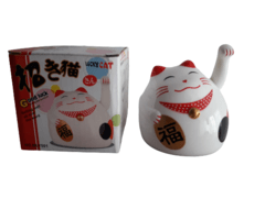 Gato de la Suerte Maneki Neko Color Blanco - comprar online