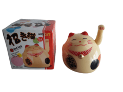 Gato de la Suerte Maneki Neko Color Beige - comprar online