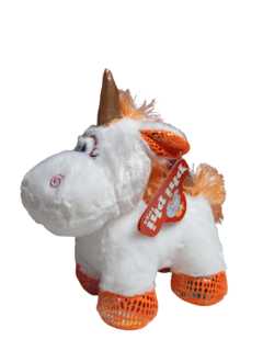 Peluche Unicornio Color Blanco con Naranja en internet
