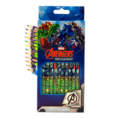 Lápices de Colores x 12 Unidades Avengers Original Cresko Los Vengadores - comprar online