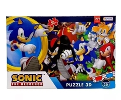 Puzzle Rompecabezas Sonic - 60 Piezas Tapimovil - comprar online