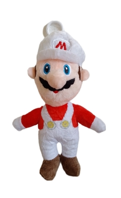 Llavero de Peluche Super Mario Bros Blanco y Rojo - Super Mario Bros