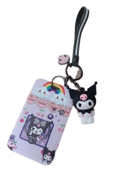 Kuromi Porta Sube + Llavero de Silicona - Hello Kitty en internet