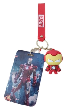 Iron Man Porta Sube + Llavero de Silicona - Avengers en internet