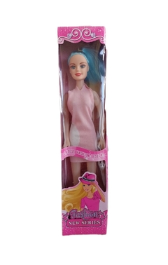 Muñeca Articulada con Vestido Pelo Azul - Fashion New Series - Aye & Marcos Toys