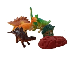 Set x 6 Dinosaurios con Accesorio