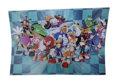 Peluche Sonic + Poster de Regalo - Original 23 cms Jakks Pacific - tienda online