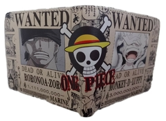 Billetera One Piece Wanted Monkey D Luffy Roronoa Zoro en internet