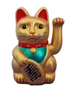 Gato de la Suerte Dorado Nacarado - Maneki Neko - comprar online