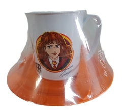 Set Harry Potter Taza + Plato + Cucharita Plástico Infantil 320 ml - Naranja - comprar online