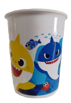 Vasito Baby Shark Plástico Infantil 240 ml