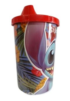 Vasito Stitch con Tapa Tomadora Plástico Infantil 270 ml Lilo & Stitch - comprar online