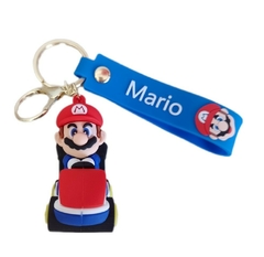 Llavero Mario Bros con Karting de Silicona - Mario Kart - comprar online