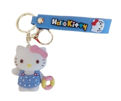 Llavero Hello Kitty con Salvavidas de Silicona