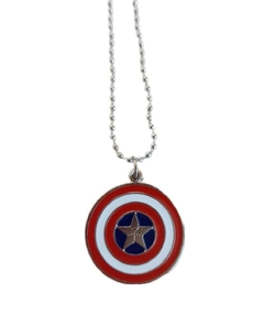 Colgante Collar Escudo Capitán América - Avengers - comprar online