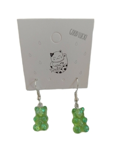 Aros Ositos Verdes con Brillos Gummy Bears - Colgantes - comprar online