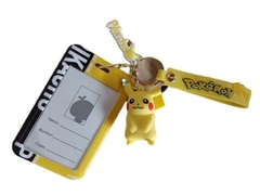 Pikachu Porta Sube + Llavero de Silicona - Pokemon (Mayorista) - comprar online