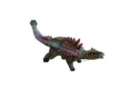 Dinosaurio Ankylosaurus de goma con chifle - comprar online
