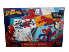 Set de Arte Colorear y Borrar Spider-Man Original