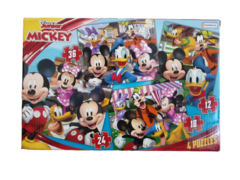 Puzzle 4 en 1 Disney Mickey Original